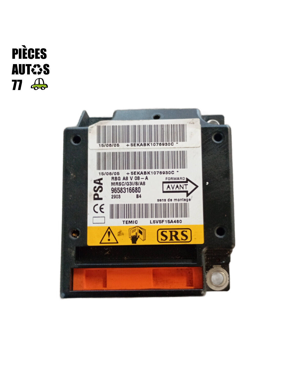 Calculateur Airbag Temic Citroen C3 9658316680